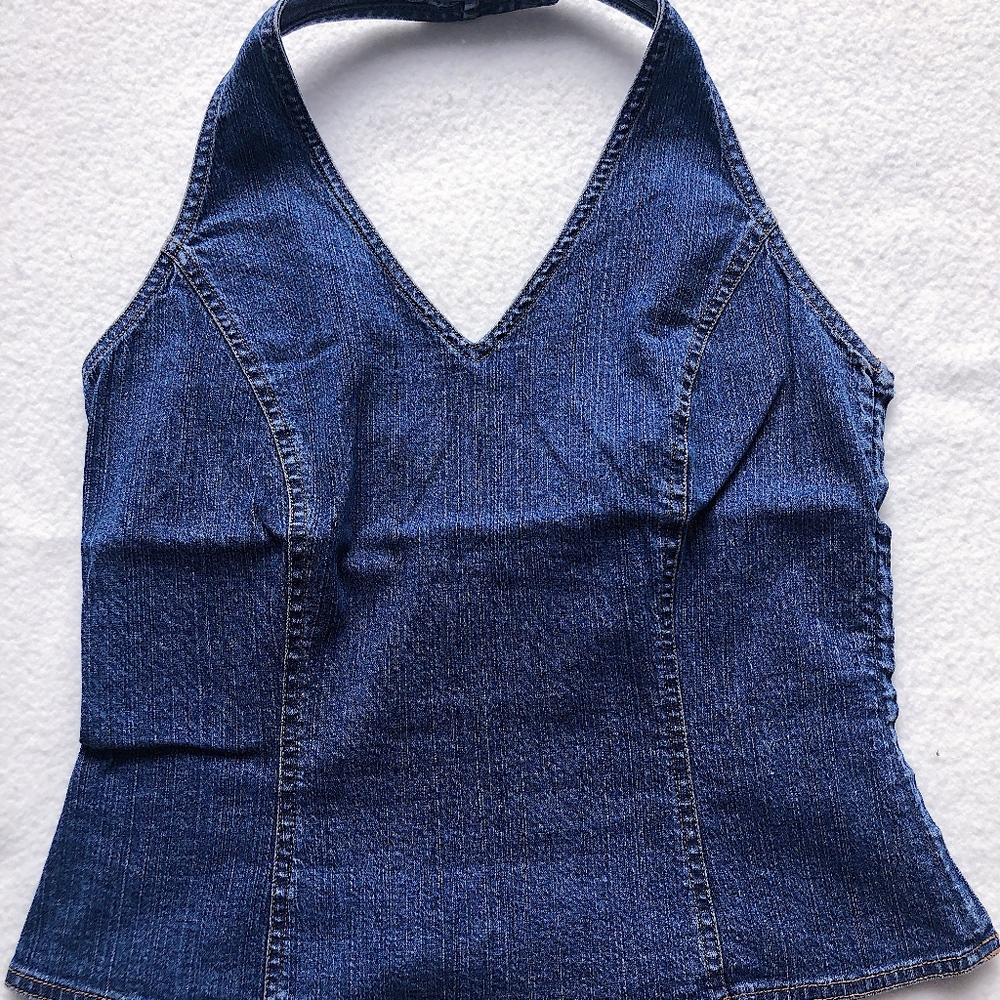 Harolds Jean V-Neck Halter